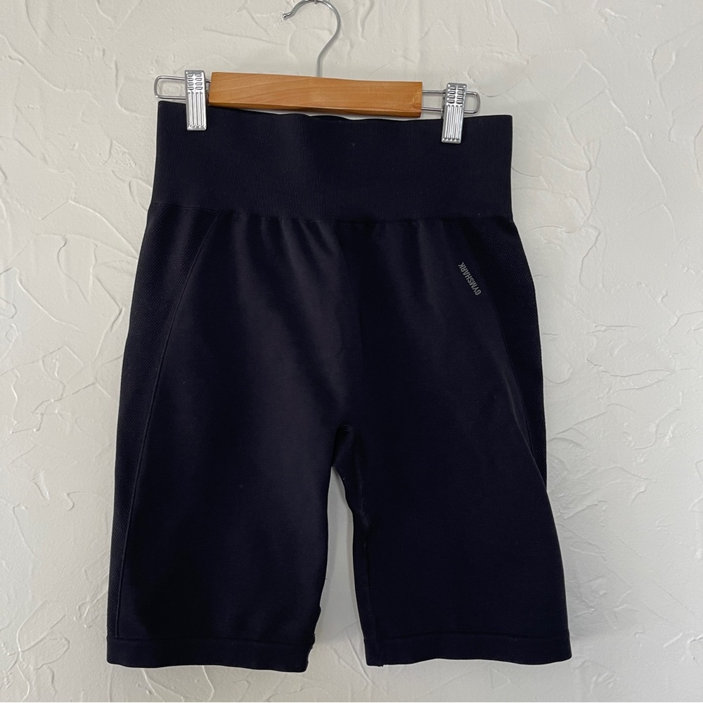 Gymshark Flex Seamless Cycling Shorts. Black. Size Large - Picture 2 of 6